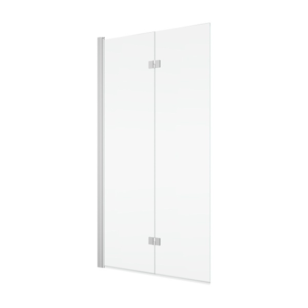 Paravan pentru cadă Ronal, Solino, plabilă, 90X150 cm, profil crom_1