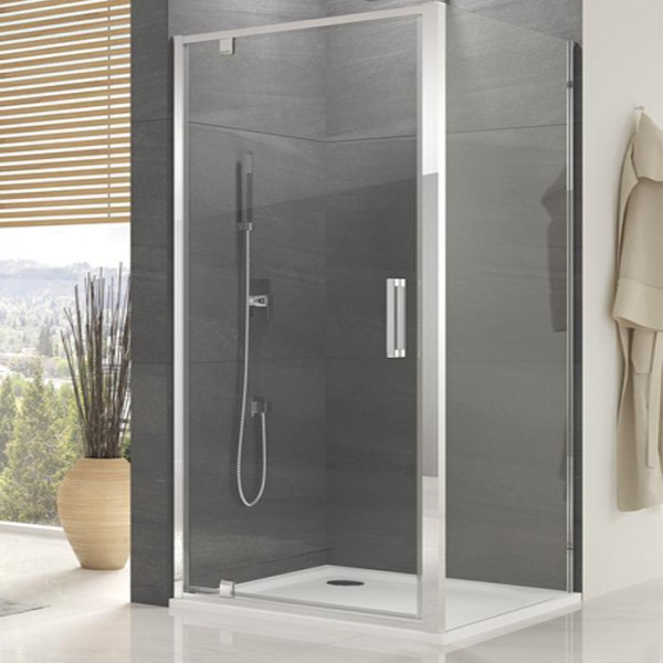 Perete lateral fix, Ronal, Ocelia, sticlă securizată 5 mm, 90 x 190, profil crom_15