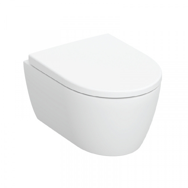 Set vas wc suspendat, Geberit, iCon, compact, rimless, cu capac soft close și quick release, alb_5