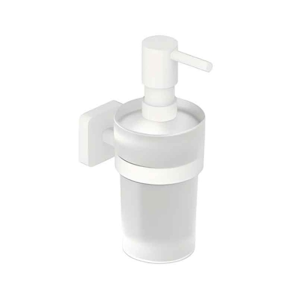 Dozator Kludi, Vela S, pentru sapun lichid, alb mat_12