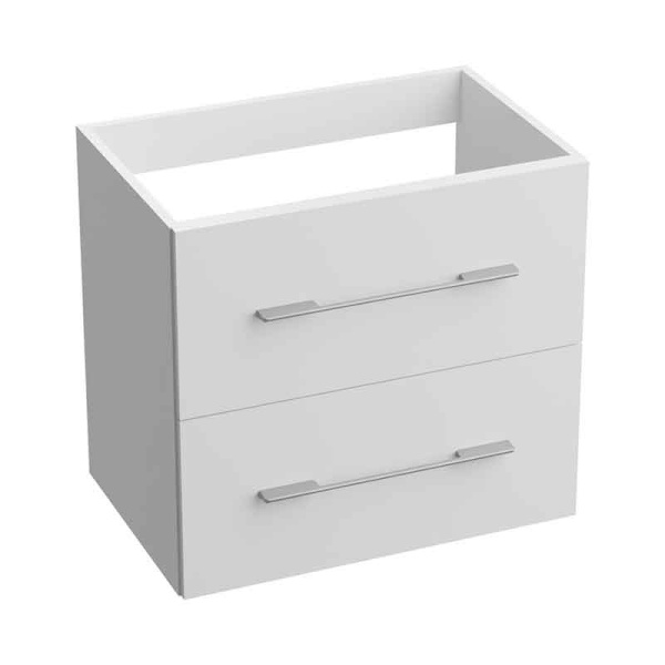 Mobilier pentru lavoar Spectrum, Canari, mânere crom, 60 cm, alb_2