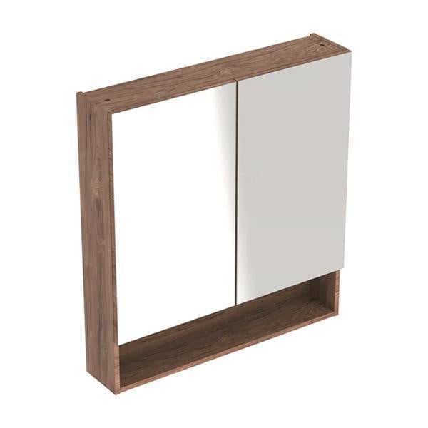 Dulap cu oglinda, Geberit, Selnova Square, nuc american hickory, 60 cm_4