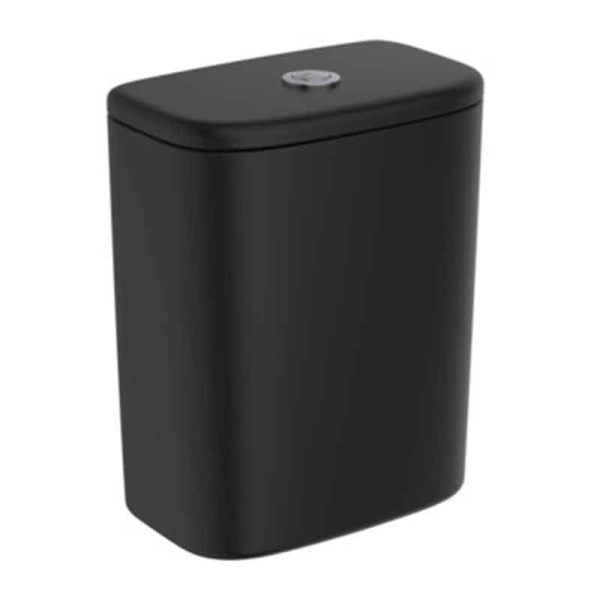 Rezervor WC Ideal Standard, pentru WC stativ Tesi, alimentare inferioară, negru mat_10
