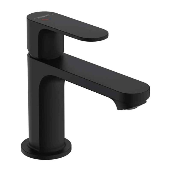 Baterie lavoar Hansgrohe, Rebris S 80, fără ventil, EcoSmart, CoolStart, negru mat_12