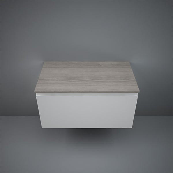 Blat pentru mobilă baie Rak, Plano 80 cm, grey elm_1