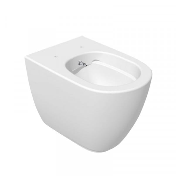 Vas WC stativ, Hatria, Fusion, back to wall, cu functie de bideu, 35,5 x 54 cm, alb_7