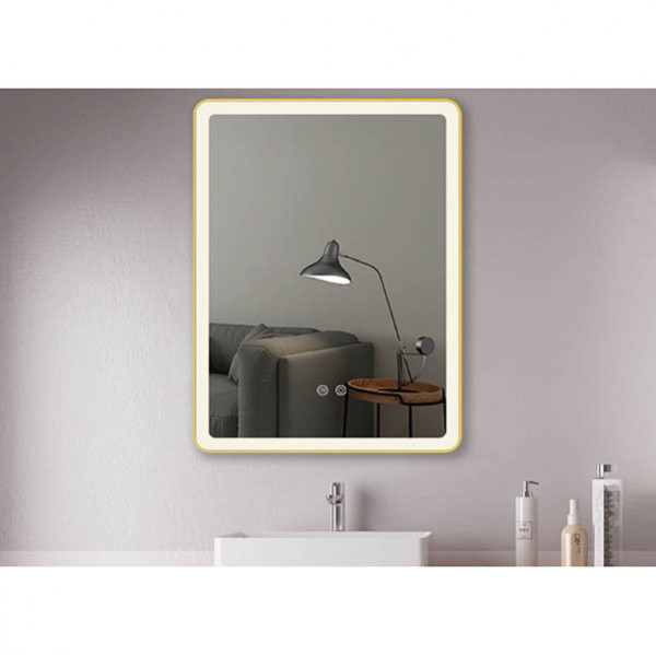 Oglinda Fluminia, Titian, cu iluminare LED, 60 x 80 cm_7