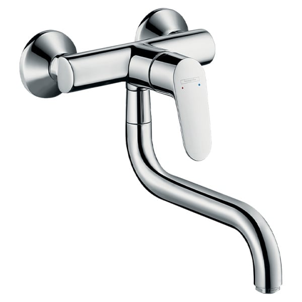 Robinet bucatarie Hansgrohe, Focus M41, cu montaj pe perete, crom_7