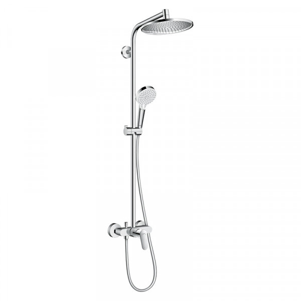 Set de dus, Hansgrohe, Crometta S 240 1 jet, cu baterie de dus, crom_18