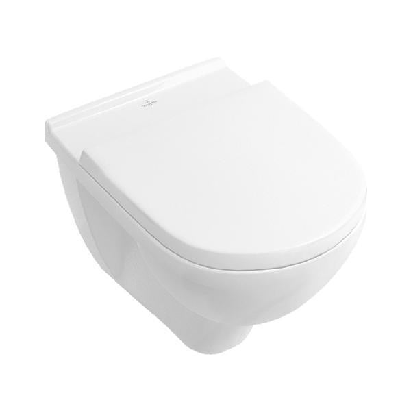 Set vas WC suspendat Villeroy & Boch, O.Novo, direct flush, cu capac soft close si quick release, alb alpin_1