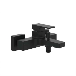 Baterie cadă-duș Villeroy&Boch, Architectura Square, montaj pe perete, negru mat_2