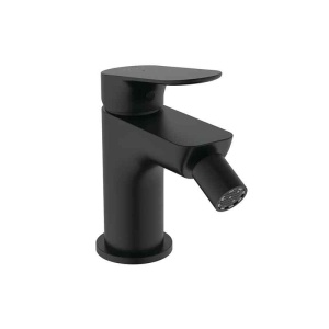 Baterie de bideu Ideal Standard, Ceralife O, cu ventil Click-Clack, negru mat_6