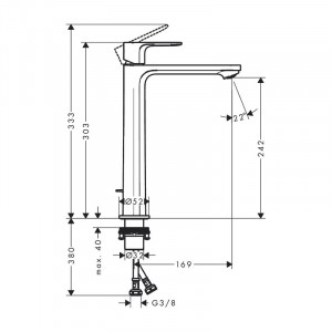 hansgrohe_rebris_E_baterie_monocomanda_crom_h240_schita_tehnica_e-baie.ro