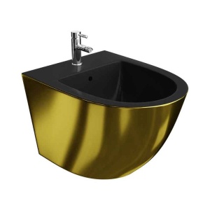 Bideu suspendat Spectrum, Trendi Slim, cu fixare ascunsă, auriu-negru_3