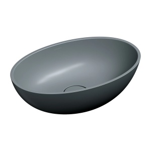 Lavoar pe blat, Omnires SHELL M+ , 50 x 32 cm, gri mat_5