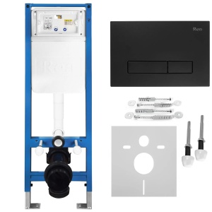 Set Cadru Îngropat Slim 024n Pentru Wc Cu Buton Hd Black_20