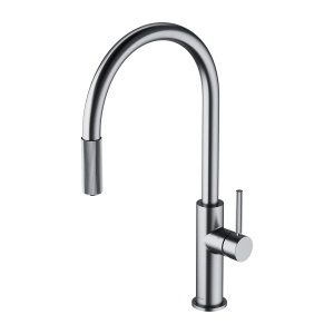 Baterie de bucatarie Omnires SWITCH, cu gura de scurgere extensibilă și sistem de filtrare a apei, nichel periat_13