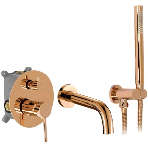 Baterie Pentru Cada Incastrata Rea Lungo Copper + Box_23