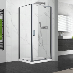 Cabina de dus Fluminia, Andina, dreptunghiulara, 100 x 80 cm, crom_2