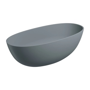 Cada freestanding, Omnires SHELL M+, 160 x 75 cm, gri cenușă mat_18