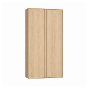 Dulap înalt cu două uși Kolpasan, Storia, h150 cm, acacia_7