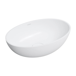 Lavoar pe blat, Omnires SHELL M+, 50 x 32 cm, alb mat_1