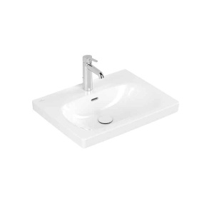 Lavoar suspendat Villeroy&Boch Skyla 60 cm, CeramicPlus, alb alpin_23
