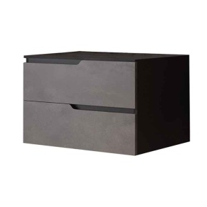 Mobilier cu blat pentru lavoar Fluminia, Bari, 80 cm, urban grey_17