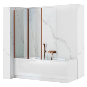 Panou Pentru Cada Pliabil Rea Agat-3 120 Brush Copper_2