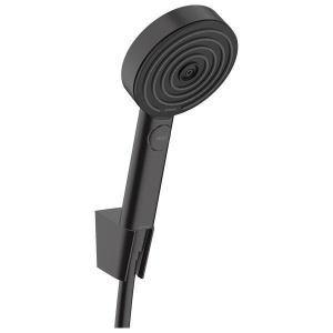 Set de dus Hansgrohe, Pulsify S, 3 jeturi Relaxation, cu furtun de dus si agatatoare, negru mat_1