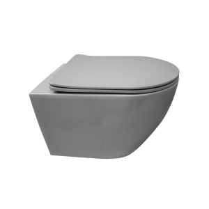 Set vas WC suspendat, Fluminia, Alfonzo, cu capac quick release si soft close, gri_12