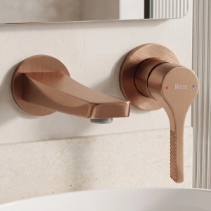 Baterie De Lavoar Încastrată Rea Vision Brush Copper + Box_2