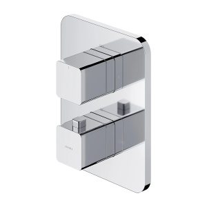 Baterie incastrata termostatata pentru cada si dus Omnires Parma Crom_7