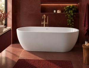 Cada freestanding Aurelia, 160 cm, alb_17