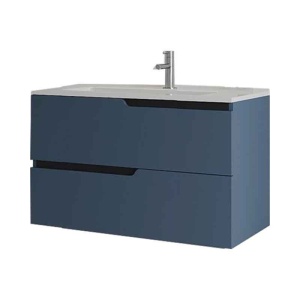 Mobilier pentru lavoar încastrat Fluminia, Bari, 80 cm, bleumarin_20