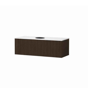 Mobilier suspendat Kolpasan, Orphia 100, riflat, cu blat din Kerrock, 1 sertar, graphite black_4