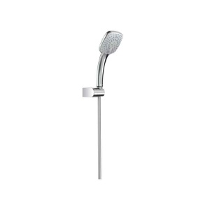 Set de duș Ideal Standard, Idealrain Cube cu pară, suport și furtun de duș, crom_1