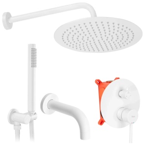 Set De Duș Incastrat Rea Lungo White Matt + Box_12