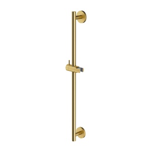 Suport de dus Omnires, bară glisantă, 66 cm, auriu periat_2