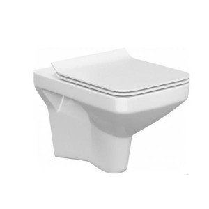 Vas WC suspendat Cersanit, Como New, Clean On, alb