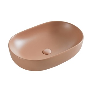 Lavoar pe blat Fluminia, Odera, oval, 60 x 41.5 cm, mattone_4