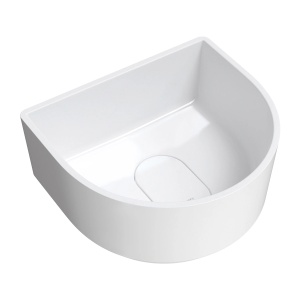 Lavoar pe blat, Omnires CADENCE M+, 42 x 37 cm, alb lucios_12
