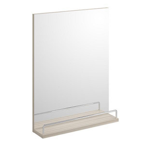 Oglinda Cersanit, Smart, cu raft, 50 cm, gri