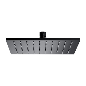 Palarie de dus, Omnires, SLIMLINE, 25x25 cm, negru semi-mat_2