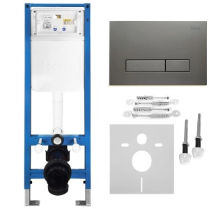 Set Cadru Îngropat Slim 024n Pentru Wc Cu Buton Hd Titan_2