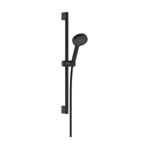 Set de duș, Hansgrohe Activera Select S EcoSmart, 2 jeturi, cu bară de duș 65 cm, negru mat_5