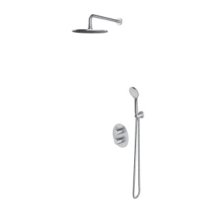 Set de dus incastrat Omnires Y, cu termostat, nichel periat_17