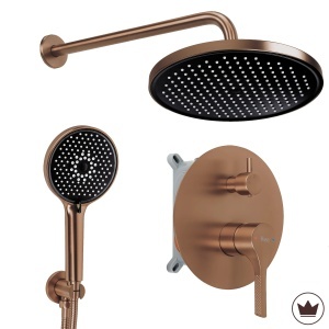 Set De Dus Incastrat Rea Maxim Brush Copper + Box_21