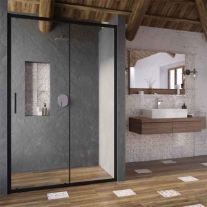 Ușă de duș, Ravak, Blix Slim , BLSDP2-120, 120 x 195 cm, profil negru_4