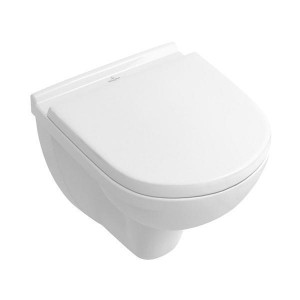 Vas WC suspendat, Villeroy & Boch, O.Novo, compact, alb alpin